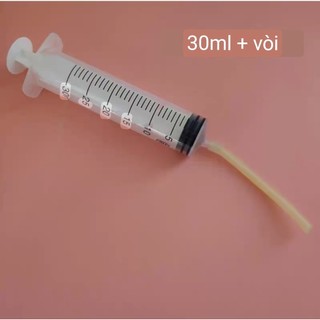 Xilanh đút bột vẹt non bơm đút bột nhồng non bơm và ống đút gà đá bơm đút chim con ăn xilanh đút bột cho chim vẹt