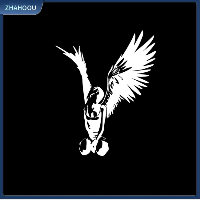 ☃Nhà Cửa☃ 1 Cặp Hình Dán Thiên Thần D-1806 Trang Trí Xe Hơi