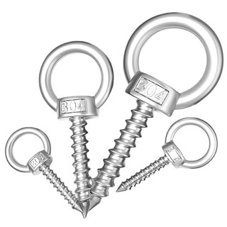  Ốc vít kẹp mắt bằng thép không gỉ 304 có vòng móng tay tự khai thác, móc tự khoan, bu lông âm thanh tự khai thác loại mắt cừu