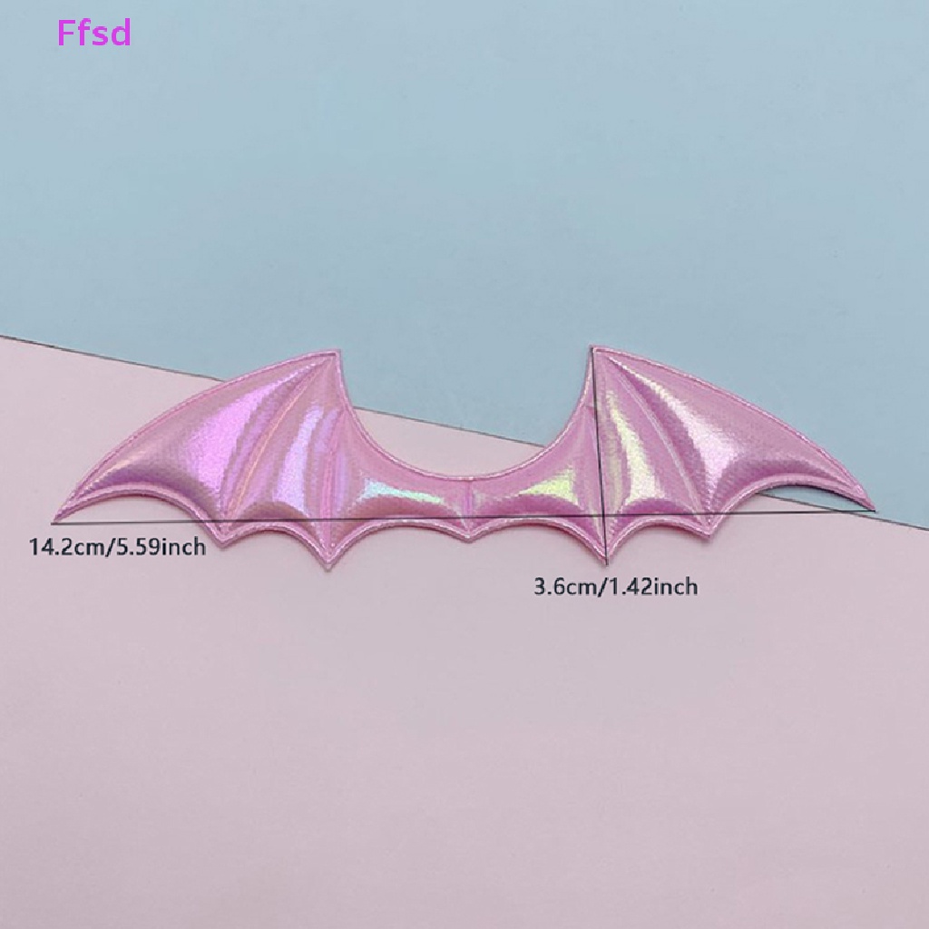 {Ffsd} Miếng Dán Hình Cánh Thiên Thần Lấp Lánh Trang Trí Quần Áo Trẻ Em / Vớ / Kẹp Tóc DIY Bán Chạy *