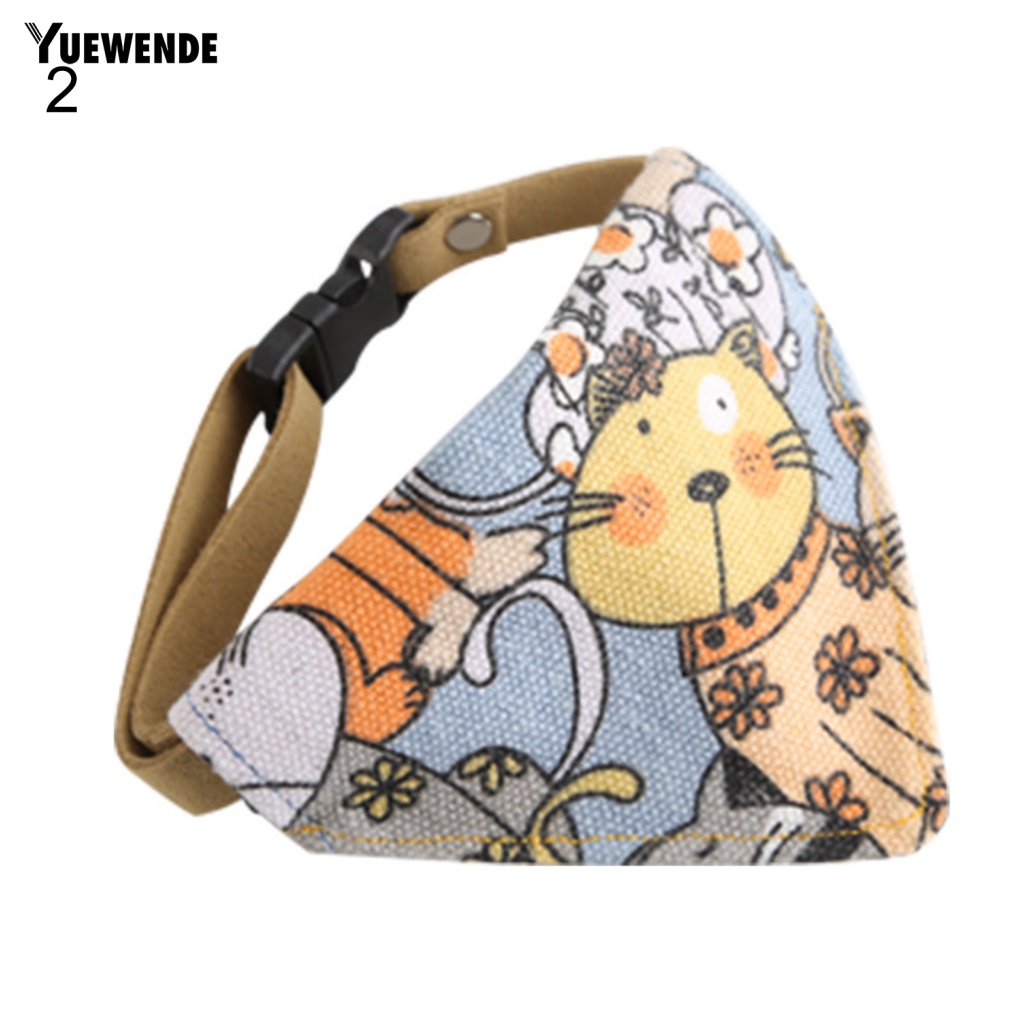 Ye.b Yếm Ăn Hình Tam Giác In Hình Dễ Thương Có Thể Giặt Rửa Cho Cún Cưng Hàng Ngày