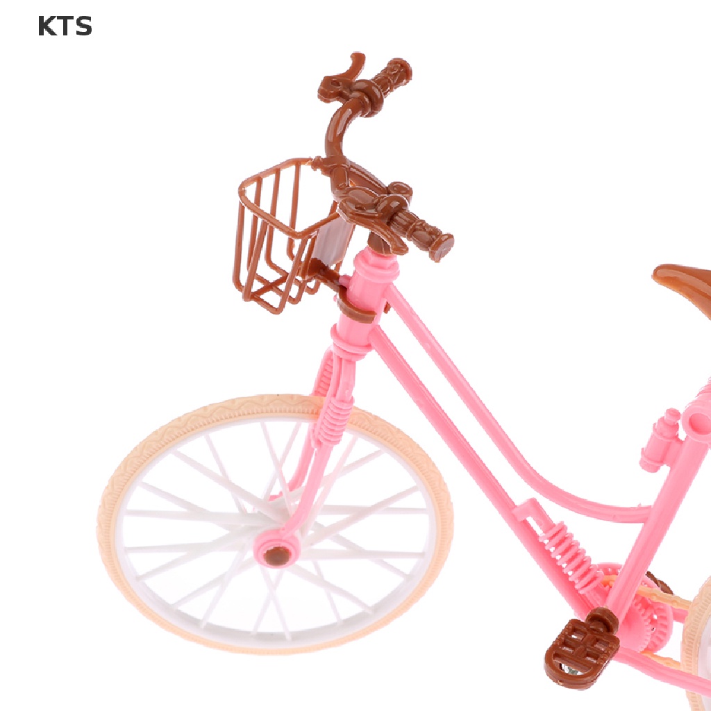 1 Bộ Xe Đạp Nhựa Mini Tỉ Lệ 1 / 6 Cho Nhà Búp Bê