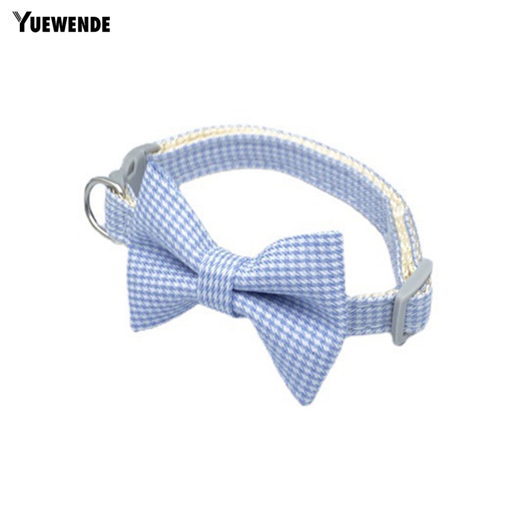 Ye.b Phụ Kiện Vòng Cổ Kẻ Sọc Caro Dễ Phối Đồ Cho Thú Cưng Bốn Mùa