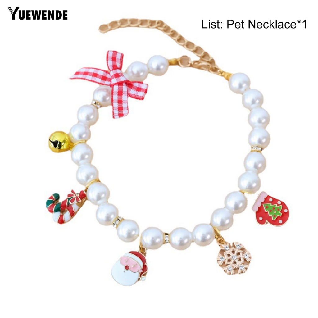 Vòng Cổ Đính Nơ Trang Trí Giáng Sinh Cho Thú Cưng