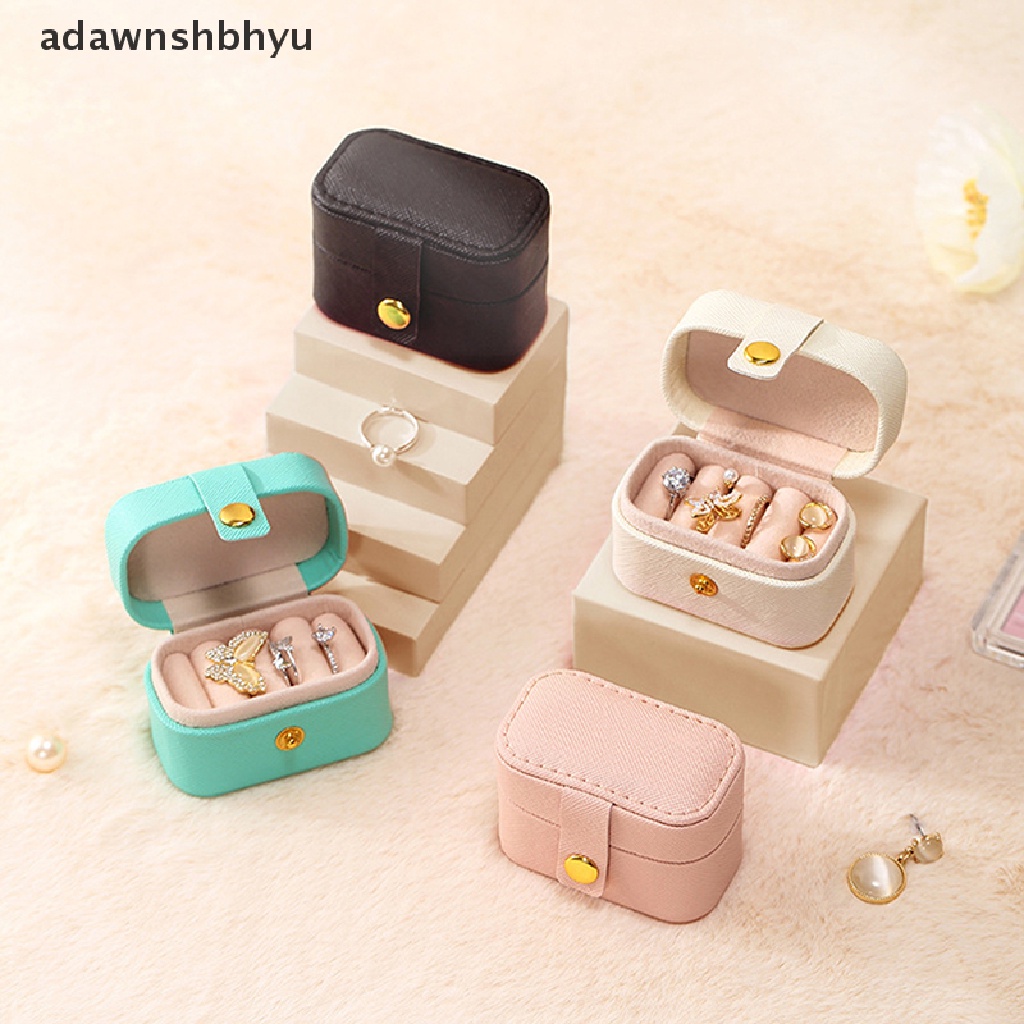 Hộp Đựng Trang Sức Bằng Da Cỡ Nhỏ Tiện Dụng Mang Đi Du Lịch