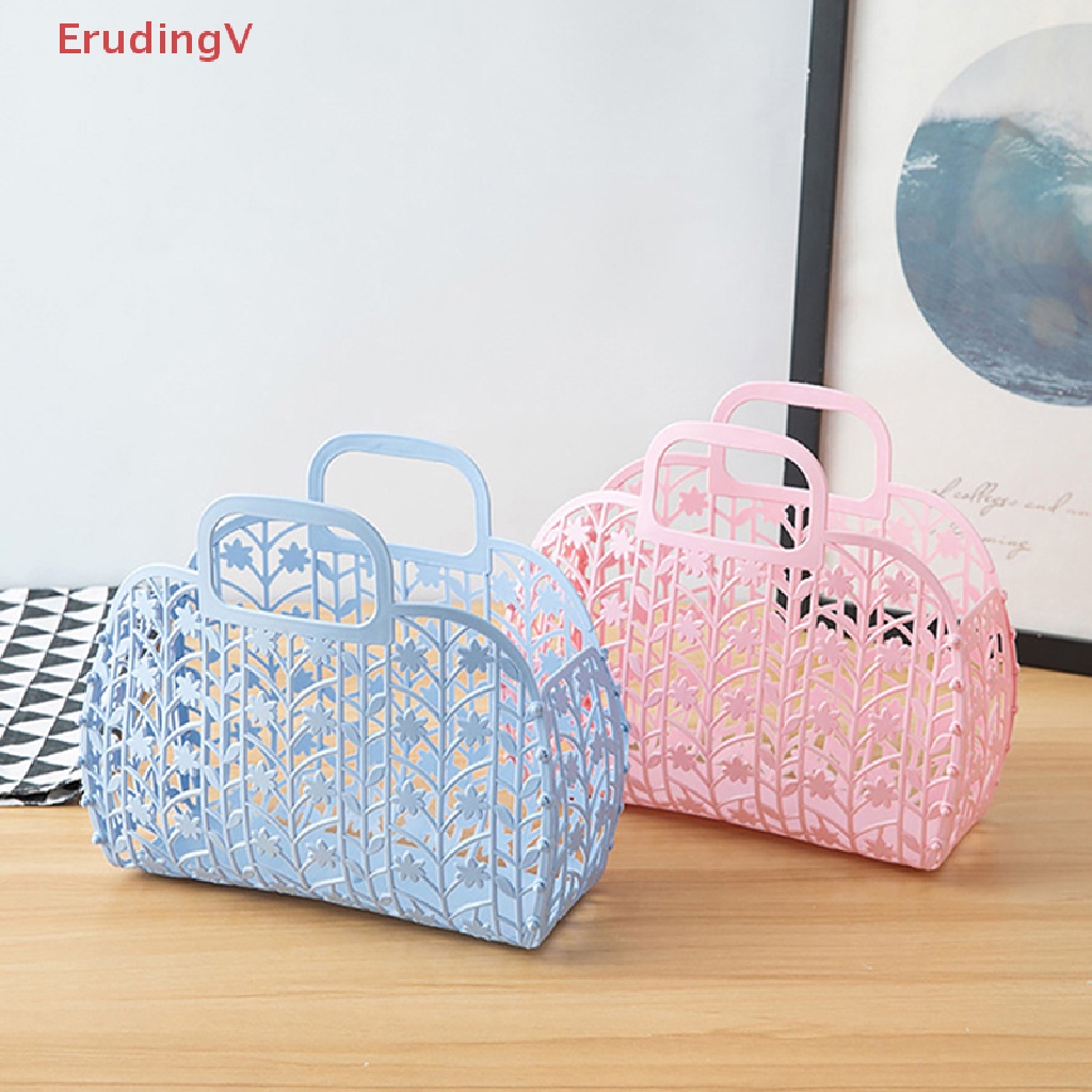 [ErudingV] Giỏ Nhựa Rỗng Đựng Đồ Tắm Có Thể Tháo Rời [Mới]