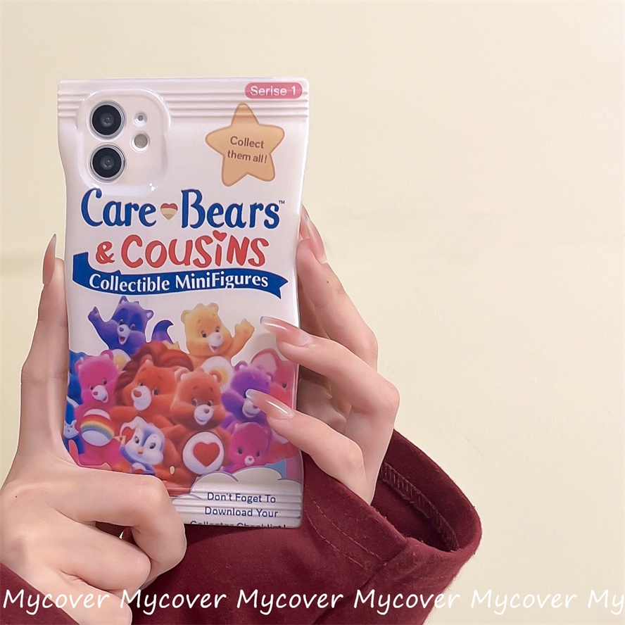 Ốp Điện Thoại Silicon Mềm Họa Tiết Nhân Vật Hoạt Hình Gấu Cho iPhone 14 13 12 11 Pro Max X XR Xs Max 6 7 8 Plus SE 2020