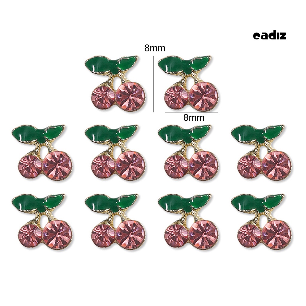 Set 10 Đá Đính Móng Tay Lấp Lánh DIY Không Rơi Dễ Sử Dụng