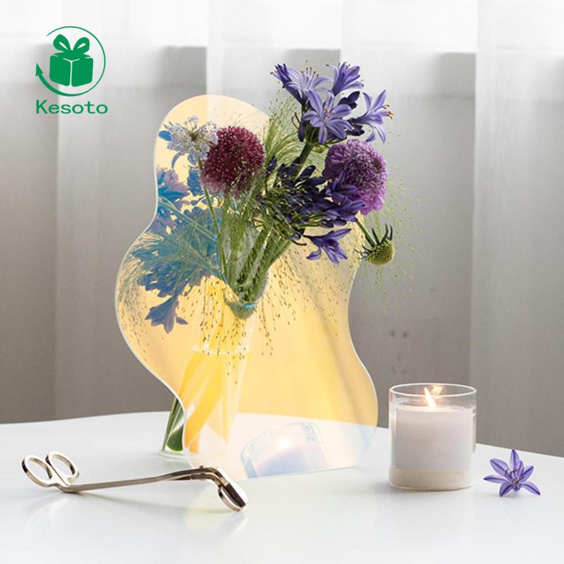 Bình hoa Kesoto có ống cắm bút/ cọ trang điểm tiện dụng