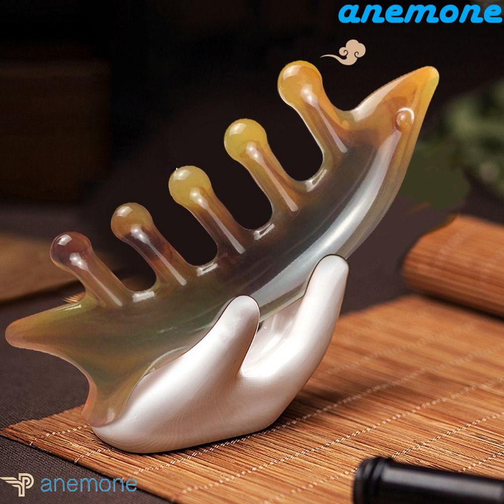 Lược Mát Xa Kích Thích Mọc Tóc Răng Thư Giãn Hình Cá Mập Đa Năng Cho Nữ