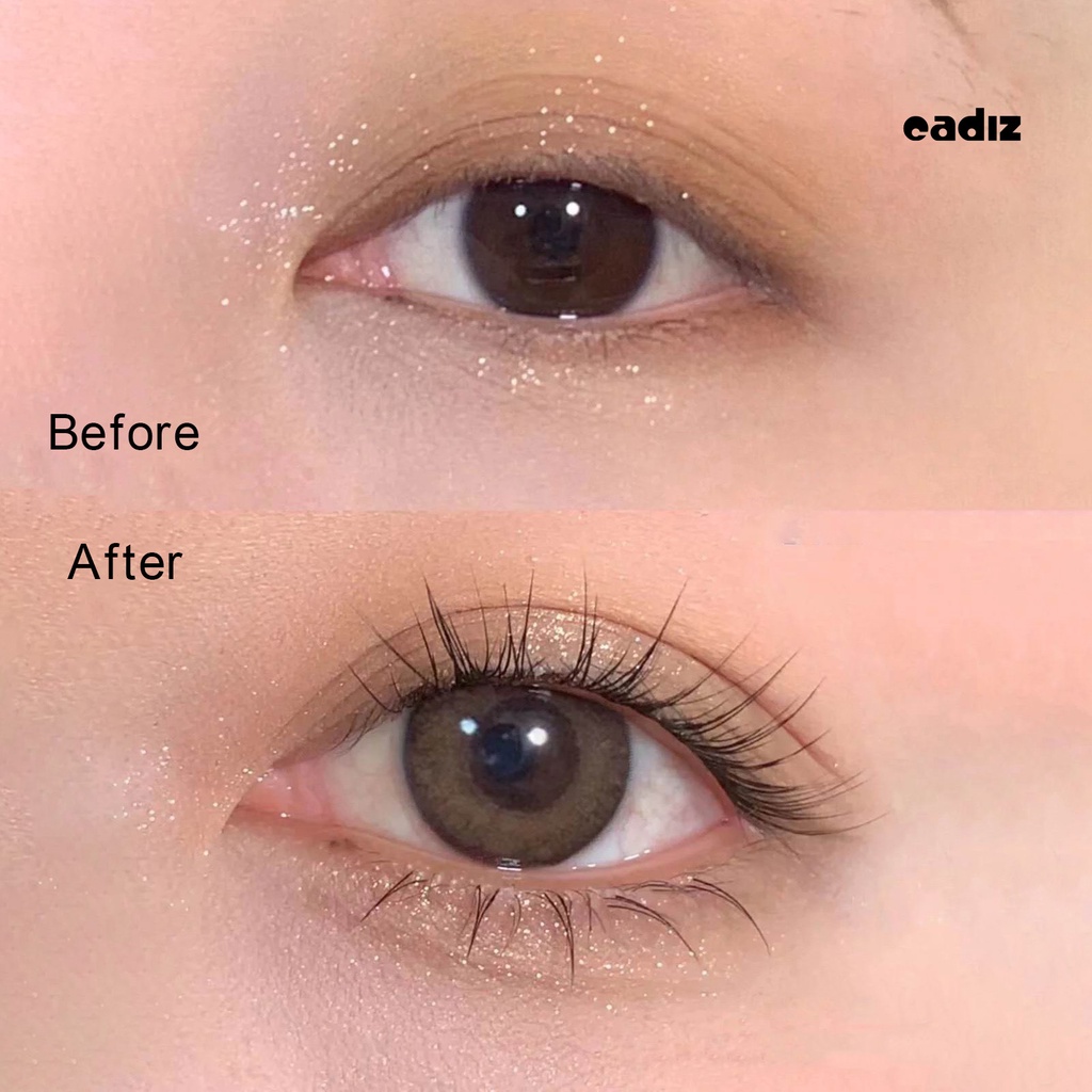 1 Hộp Lông Mi Giả Sợi Dày Dùng Hóa Trang Hàng Ngày Cho Nữ CADI * 1 Hộp