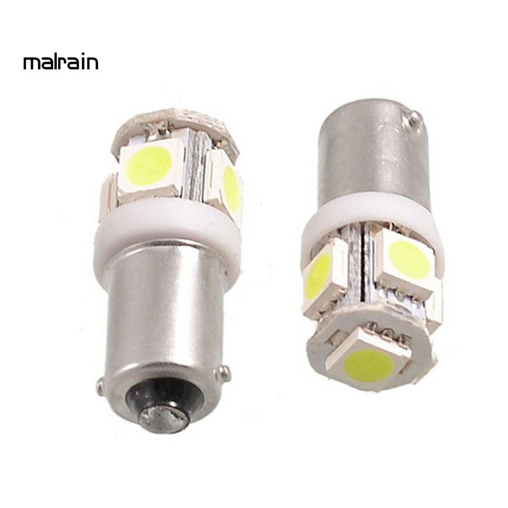 Bộ 2 Đèn LED T11 BA9S Xenon 5050 5SMD T4W H6W Chất Lượng Cao