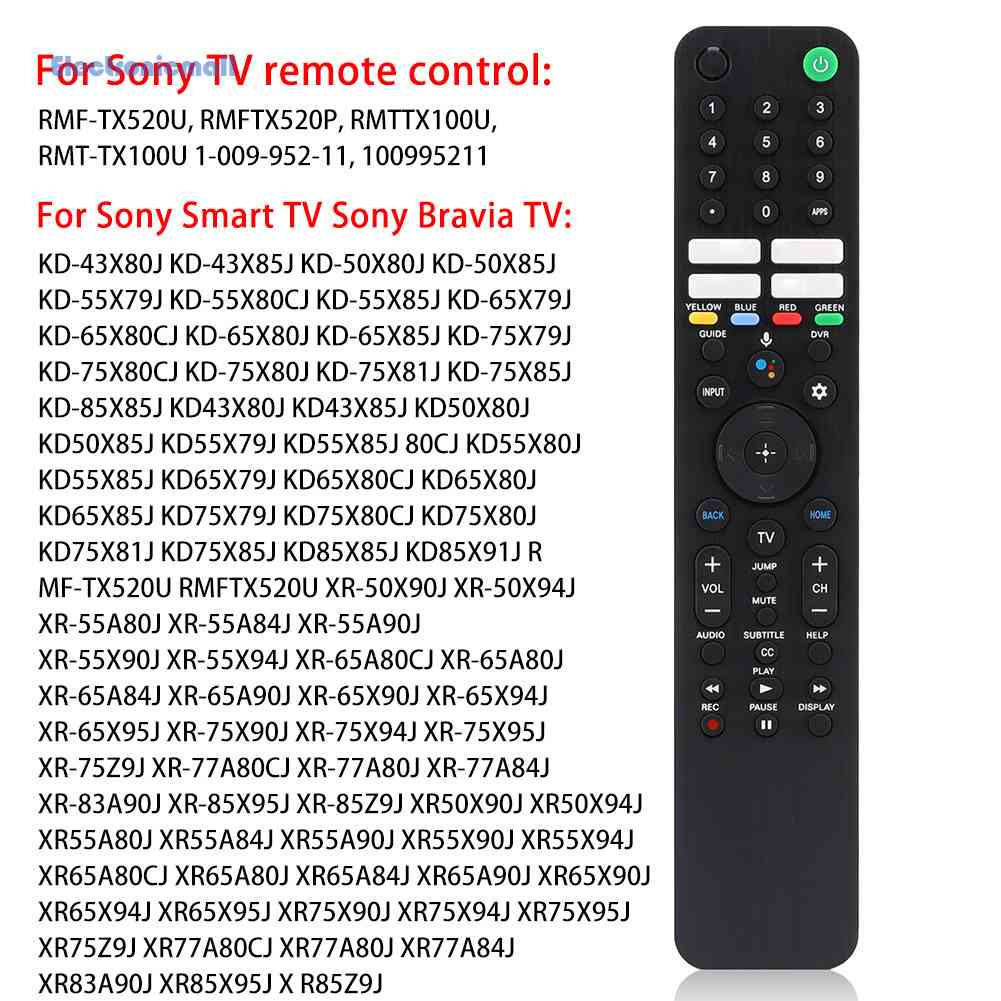 [ElectronicMall01.vn] Rmf-tx520u Thay Thế Cho Sony Bravia TV / KD / XR
