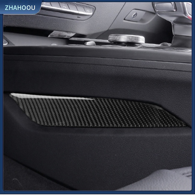 ☃Phụ Kiện Trang Trí Nhà Cửa Kiểu Dáng Dễ Thương Xinh Xắn☃ 1 Cặp Viền Bọc Bảng Điều Khiển Cần Gạt Số Họa Tiết Sợi Carbon Cho 17-20 Year A4l A5 B9
