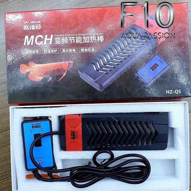 Sưởi bể cá OU GECAI HZ Q5 300W/500W/800W/1000W - Shop chuyên sỉ phụ kiện thủy sinh