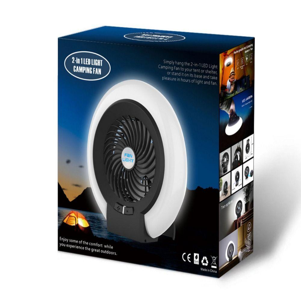 .Quạt Cắm Trại Siêu Nhẹ 6000K Tiện Dụng