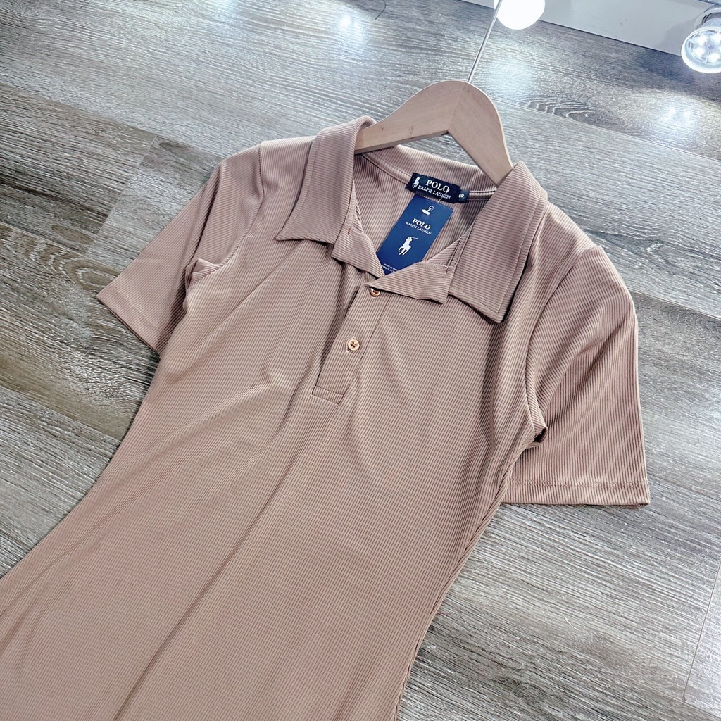 Đầm Thun Gân Cổ P.o.l.o