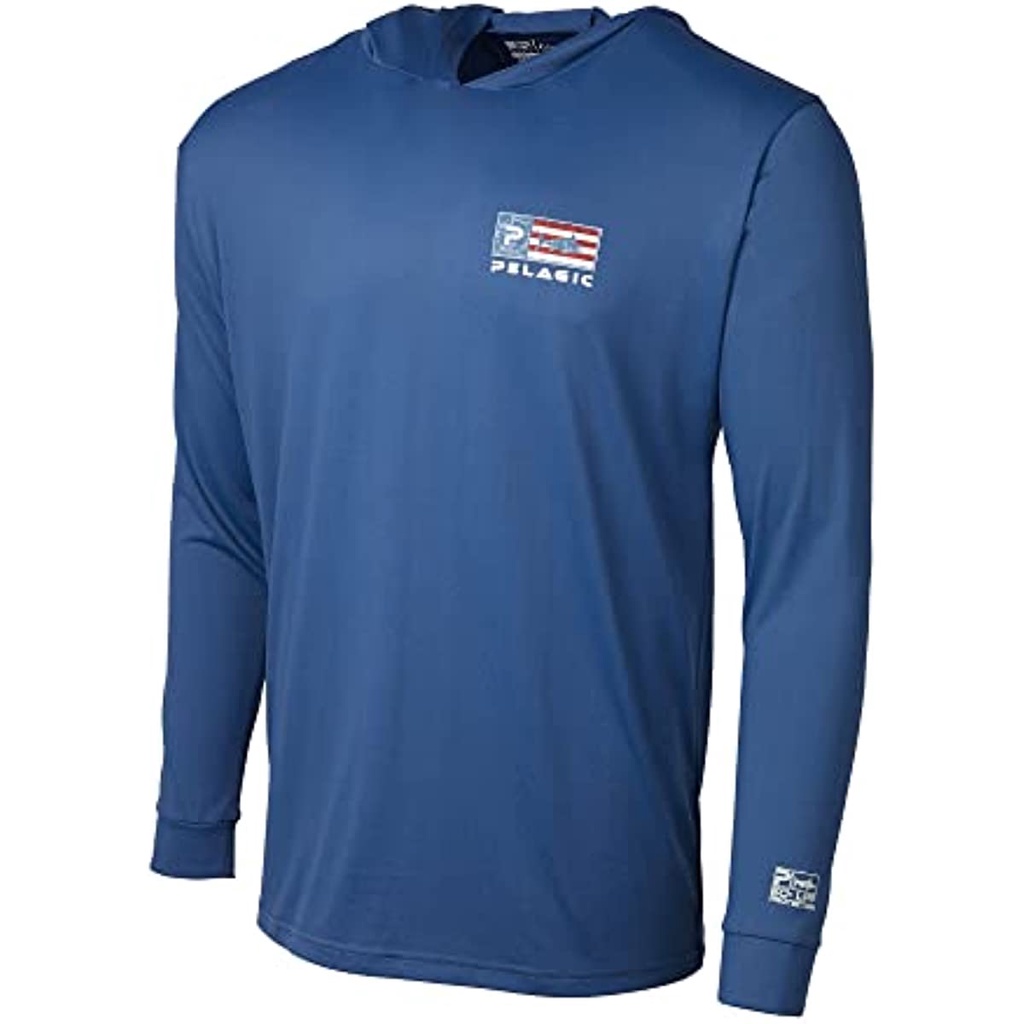 Áo Hoodie Chống Nắng Biểu Tượng Câu Cá PELAGIC Aquatek UPF50 + Cho Nam