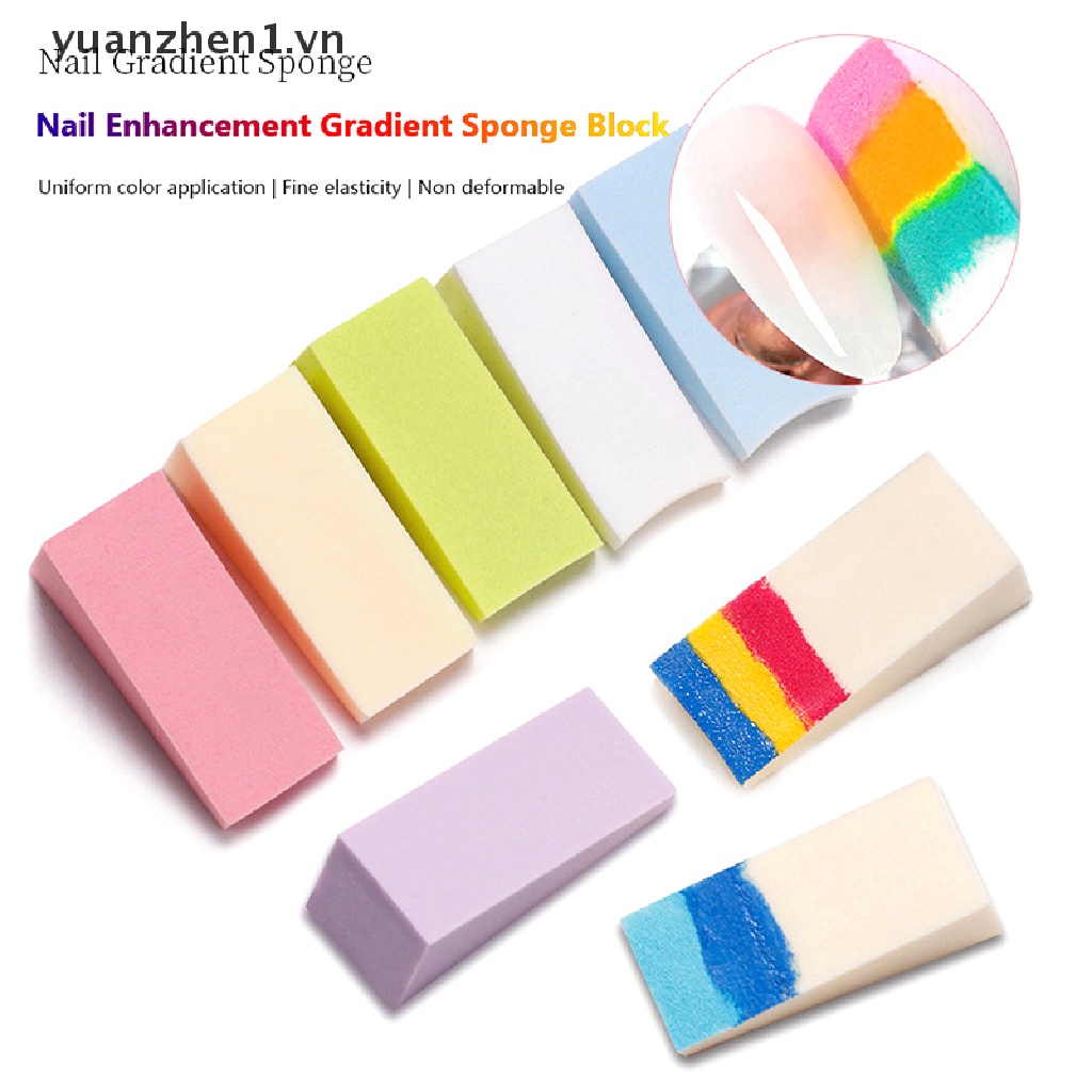 Set 8 Miếng Bọt Biển Mềm Dùng Để Trang Trí Móng Nghệ Thuật