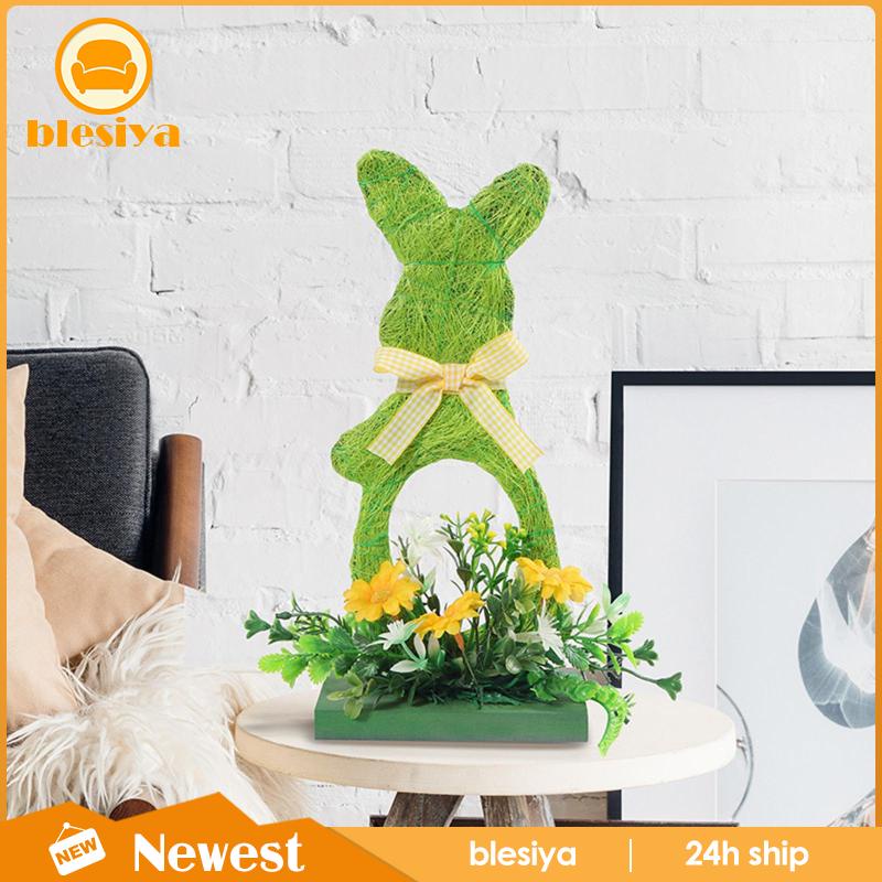 Set 3 Phụ Kiện Treo Trang Trí Bằng Gỗ Hình Thỏ Phục Sinh