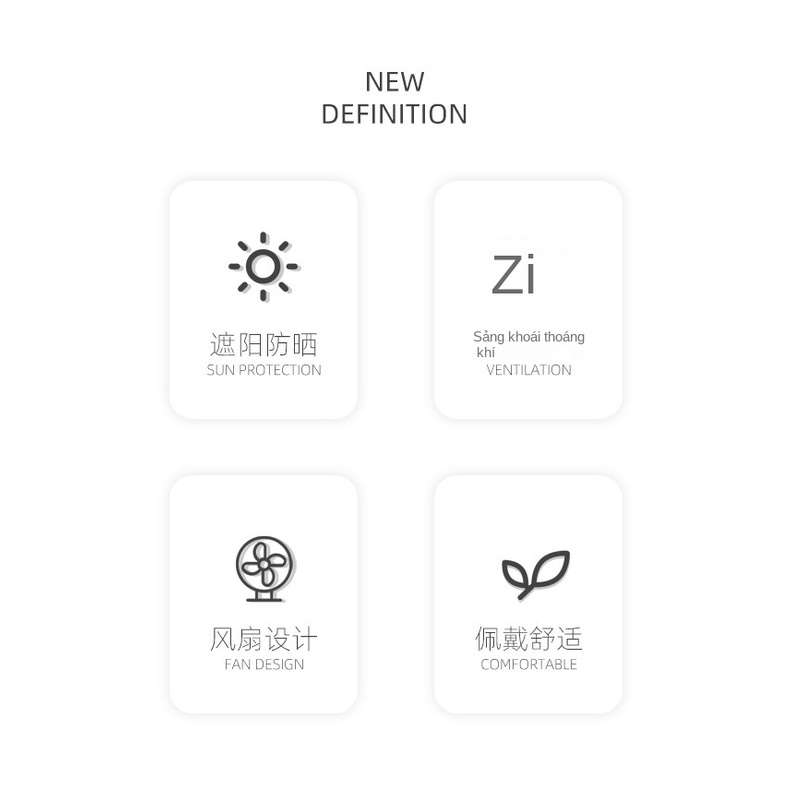 Mũ Lưỡi Trai Chống Nắng Kèm Quạt Sạc Usb Tiện Dụng Cho Người Lớn