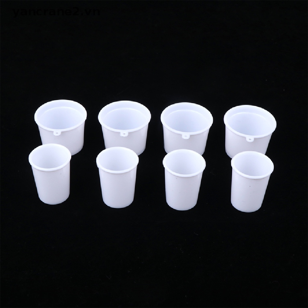 Set 4 Ly / Tách Uống Cà Phê / Kem Màu Trắng Trang Trí Nhà Búp Bê 1: 6 2.vn