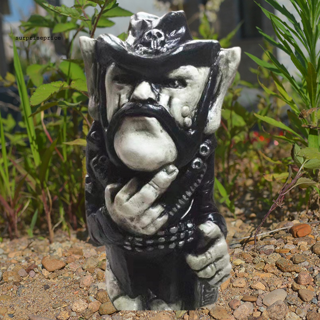 Mô Hình Đầu Lâu Cao Bồi Di Động Trang Trí Sân Vườn