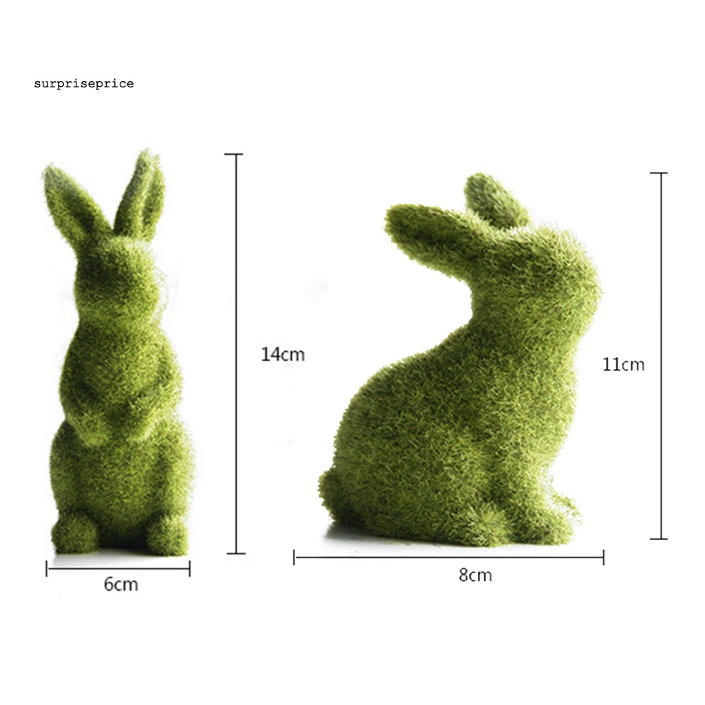 Mô Hình Thỏ Phục Sinh Bằng Nhựa Resin Dễ Thương Dùng Trang Trí