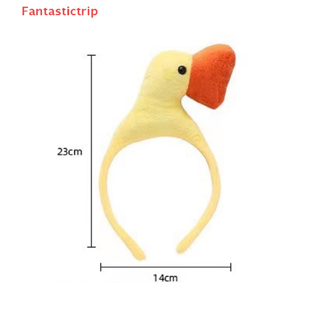 Băng Đô Cài Tóc Rửa Mặt Hình Chú Vịt Cỡ Lớn Vui Nhộn Cho Bé Gái