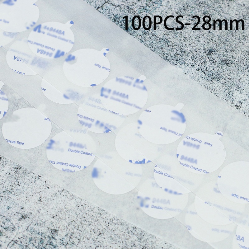 100pcs sáp niêm phong nhãn dán siêu mạnh tự dính trở lại nhãn dán hai mặt cho sáp niêm phong tem tiền xu