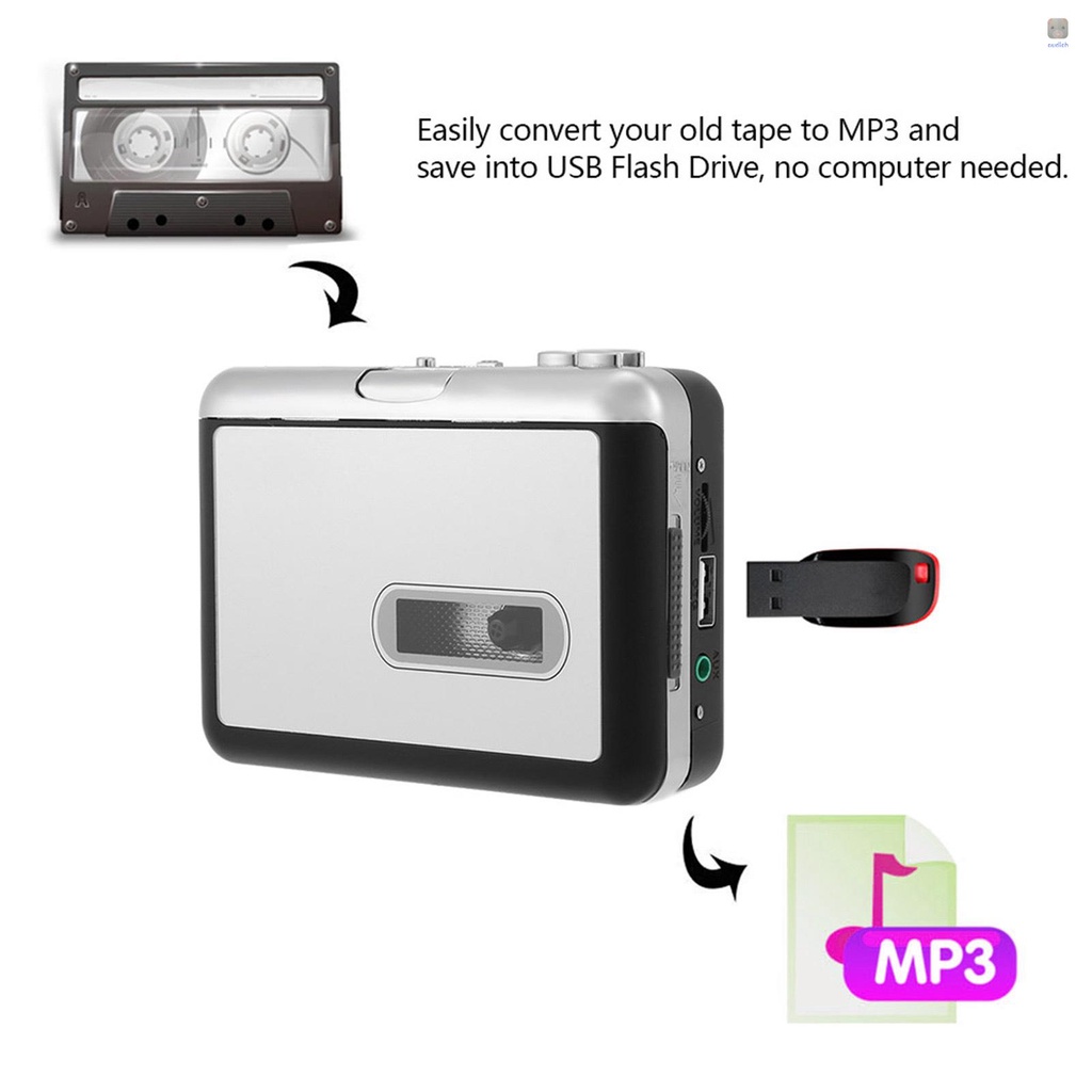 Bộ Chuyển Đổi Băng Cát Sét ezcap Sang MP3 USB Kèm Tai Nghe
