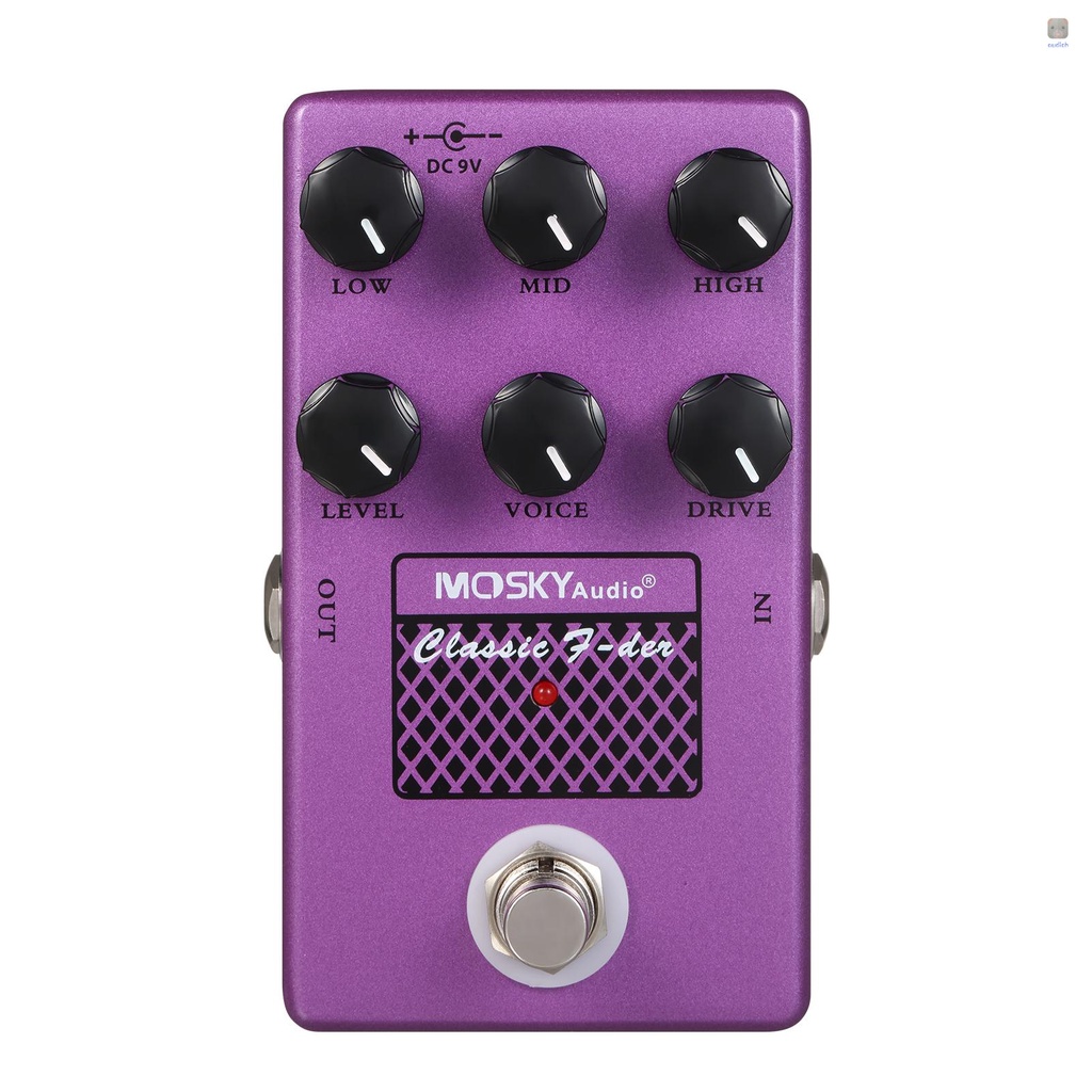 Moskyaudio Bộ Tạo Hiệu Ứng Âm Thanh Cho Đàn Guitar Bass