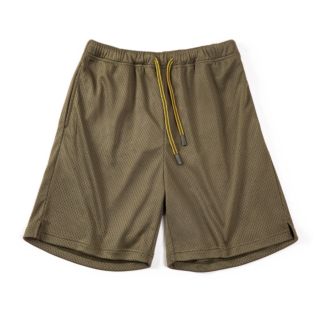 Quần Short Thể Thao Bóng Rổ Dáng Rộng Phối Lưới Thoáng Khí Kiểu Retro Mỹ Thời Trang Mùa Hè Cho Nam