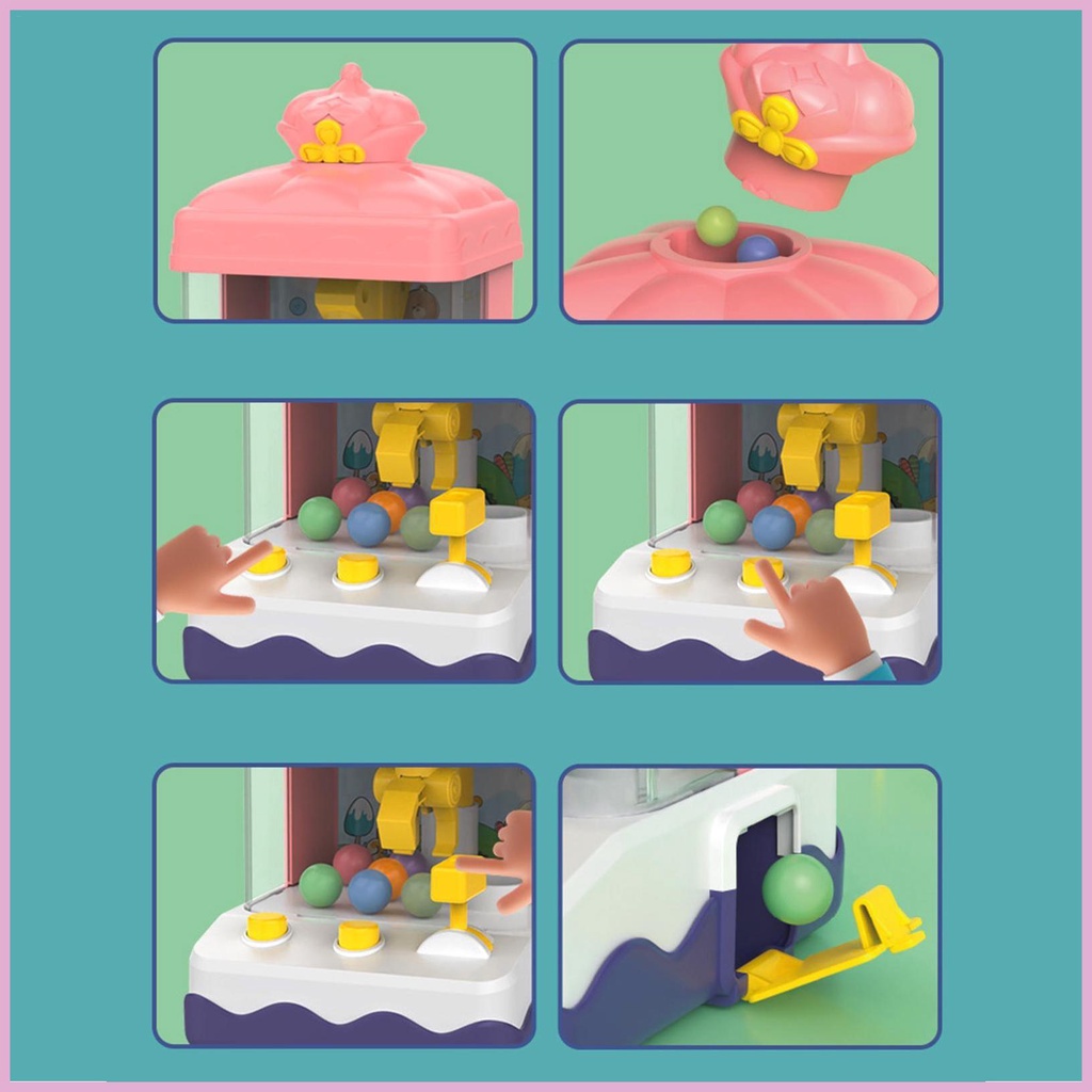 Đồ Chơi Máy Gắp Móng Vuốt Mini Vui Nhộn Cho Bé