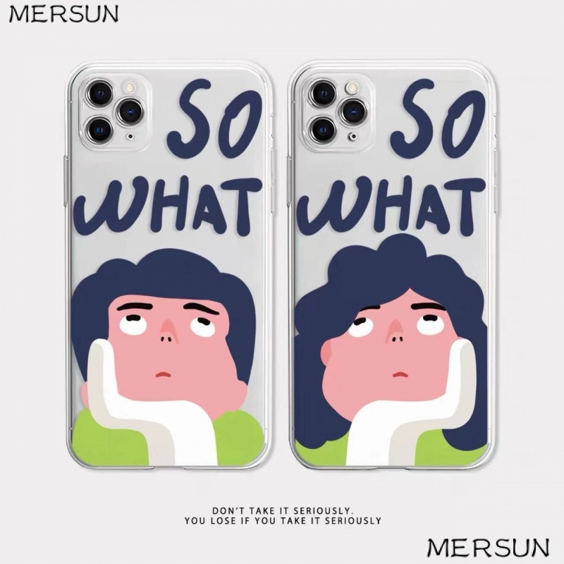 ✅Ốp Điện Thoại Dẻo Trong Suốt Họa Tiết Vui Nhộn Chống Ồn Cho Iphone11 1412 Xsmax xr 13 XAO6