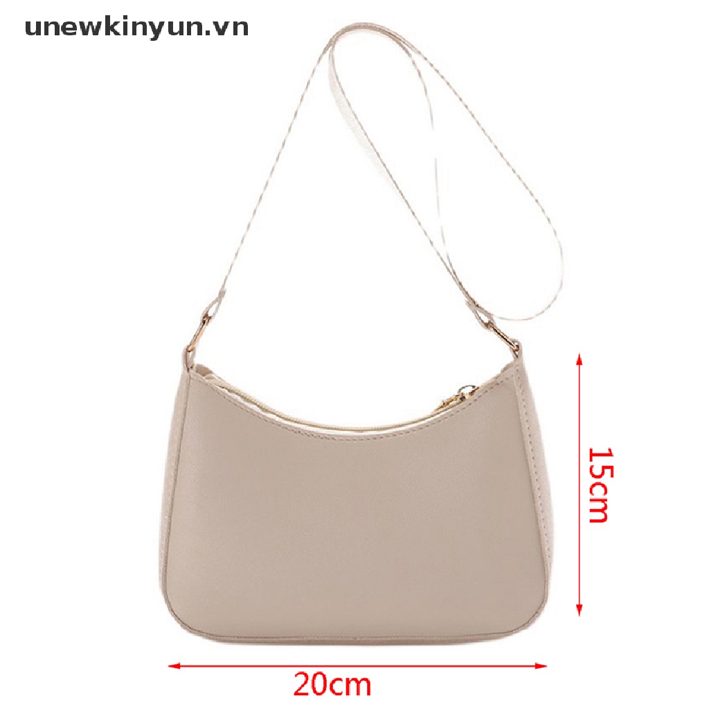 Túi Xách Đeo Dưới Cánh Tay / Đeo Vai Màu Trơn Thời Trang Cho Nữ