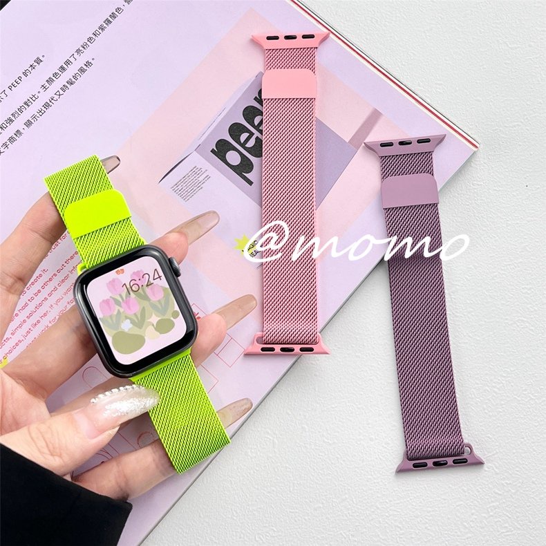 Dây Đeo Bằng Thép Không Gỉ 49mm 45mm 41mm 42mm 40mm 44mm Cho iWatch Ultra Serise 7