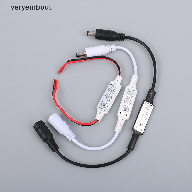 Set 2 Bộ Điều Khiển Đèn Led Mini DC 12V 24V 3 * 4A Tiện Dụng