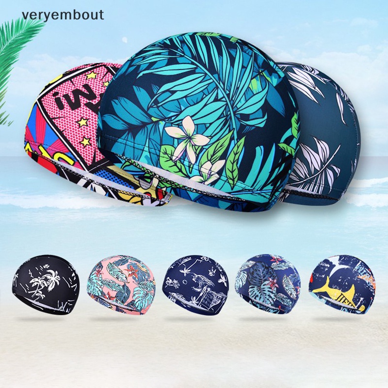 Mũ Bơi Co Giãn Chống Thấm Nước Bảo Vệ Tai Nhanh Khô Tiện Dụng