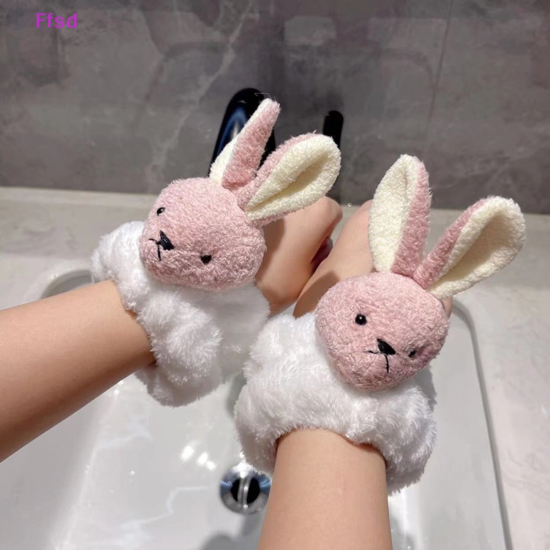 1 Cặp Băng Đeo Cổ Tay Thấm Hút Mồ Hôi Linh Hoạt Họa Tiết Hoạt Hình
