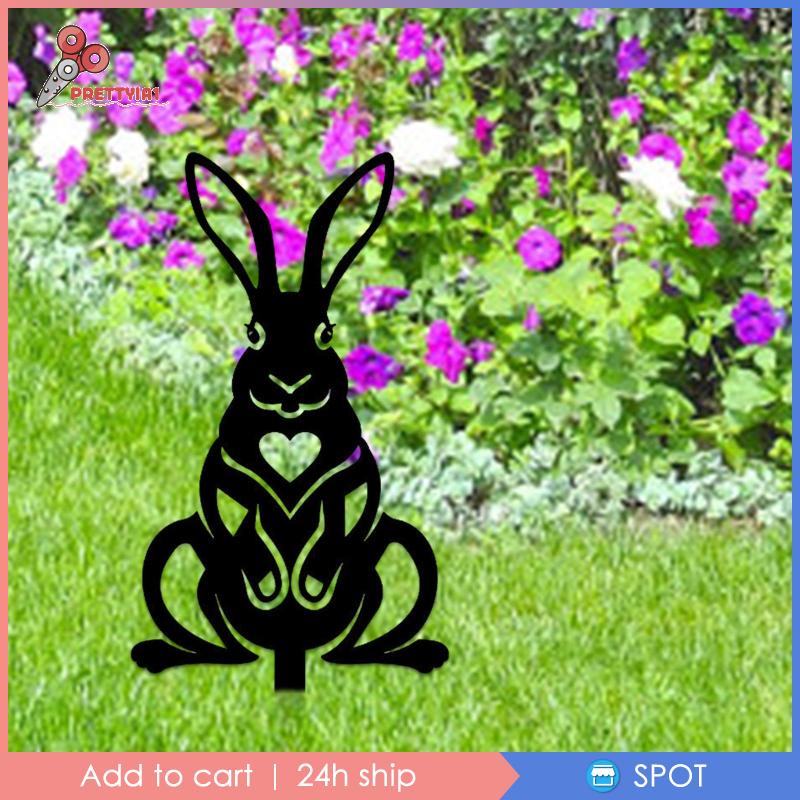 1 Tượng Acrylic Hình Động Vật Trang Trí Vườn Ngày Lễ