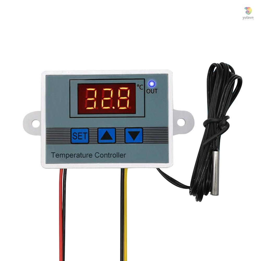 Phụ Kiện Điện Tử 12V / 120W - 50~110 Chất Lượng Cao°C Bộ Điều Khiển Nhiệt Độ Kỹ Thuật Số Thông Minh Màn Hình Hiển Thị Kỹ Thuật Số Chống Nước 1M Cho Bể Cá