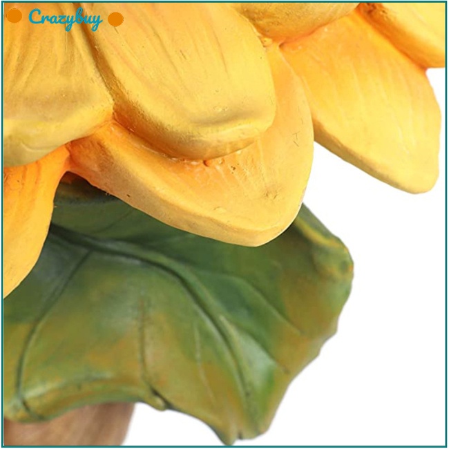 Cr Hộp Đựng Thức Ăn Cho Chim Hình Hoa Hướng Dương Trang Trí Sân Vườn