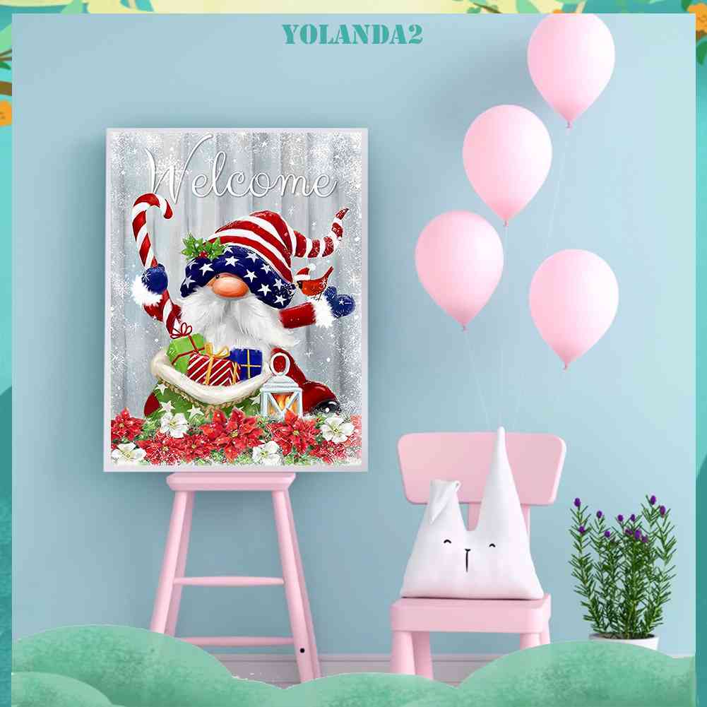 Tranh Đính Đá Kim Cương Toàn Bộ 5D DIY Hình Vẽ Giáng Sinh