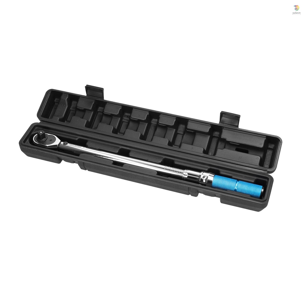 Cờ Lê Mô Men Xoắn 1 / 2 Inch 20~210Nm Bằng Thép Chrome Vanadium Độ Chính Xác Cao Kèm Hộp Đựng Cho Sửa Chữa Xe Đạp