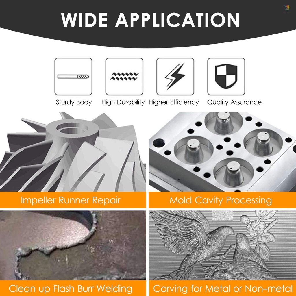 Bộ 20 Mũi Khoan Xoay 1 / 8in 1 / 4in Và 1 / 8in Bằng Thép Vonfram Dùng Làm Gỗ