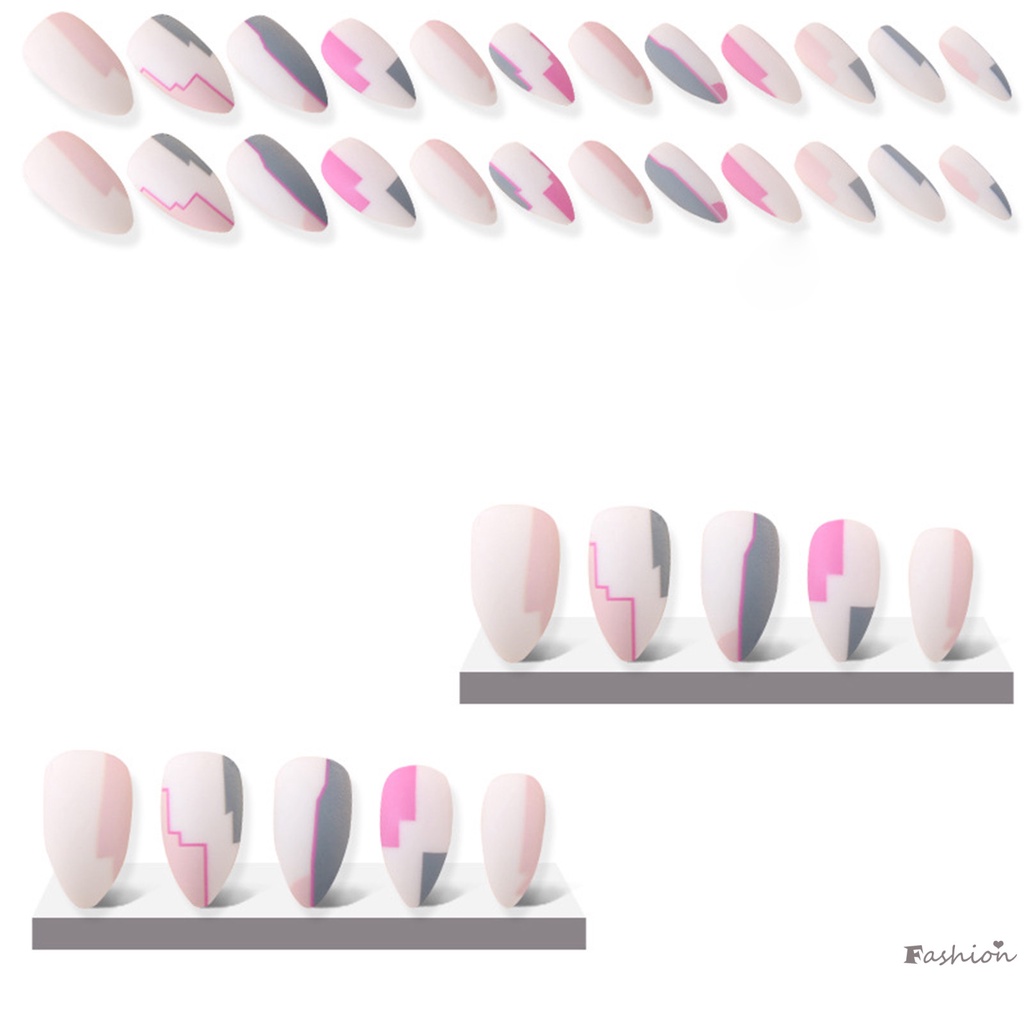 Móng Tay Giả Dạng Nhấn Chống Nước Chống Trầy Xước Nhiều Màu Sắc