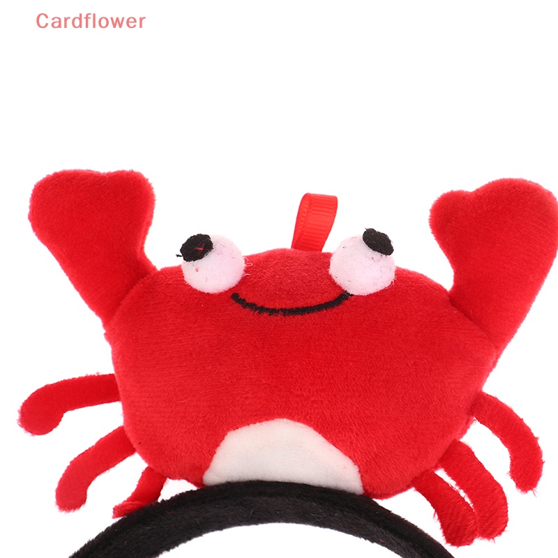 Băng Đô Cài Tóc Bằng Vải Bông Hình Cua Biển Dễ Thương Sáng Tạo < Cardflower >