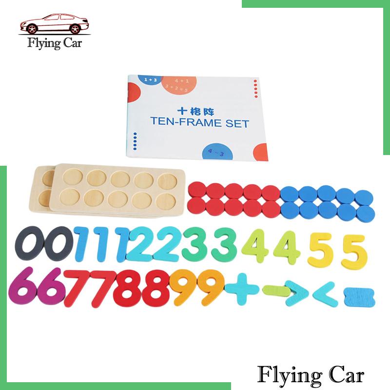 Bộ Đồ Chơi Đếm Số Bằng Gỗ Lzdjfmy2 Cho Trẻ Mẫu Giáo 3 Tuổi