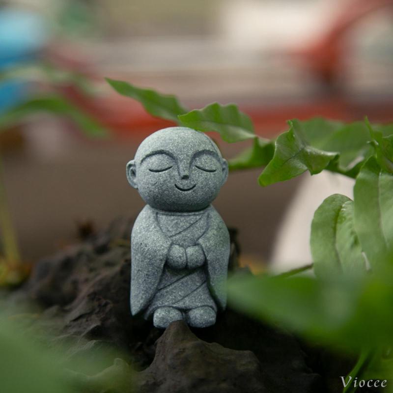 Mô Hình Tượng Phật Mini Dễ Thương Dùng Trang Trí Bể Cá / Văn Phòng / Xe Hơi